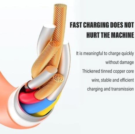 540° Rotating Fast Charging Cable With Vibrant Effects - Image 9
