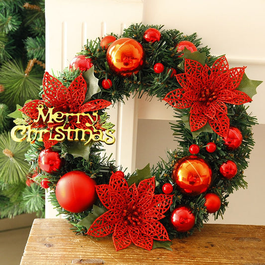 Christmas Wreath With Multi-Coloured Decorative Accents For Door Or Garden - Image 8
