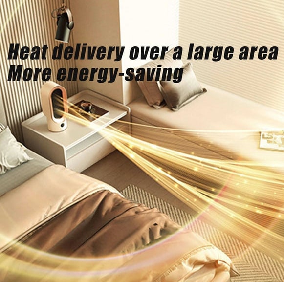 Compact Portable Electric Heater 800W Lightweight Travel Heater - Image 9