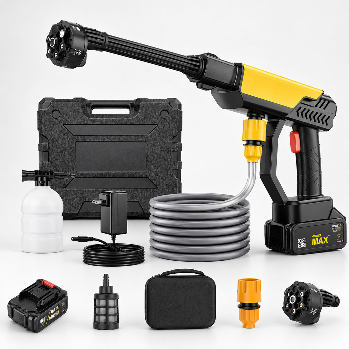Cordless Pressure Washer Kit With 6-in-1 Nozzle - Image 1