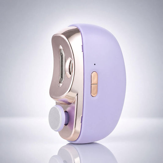 Electric Nail Trimmer Portable Rechargeable Nail Clipper With Polish Attachment - Image 10