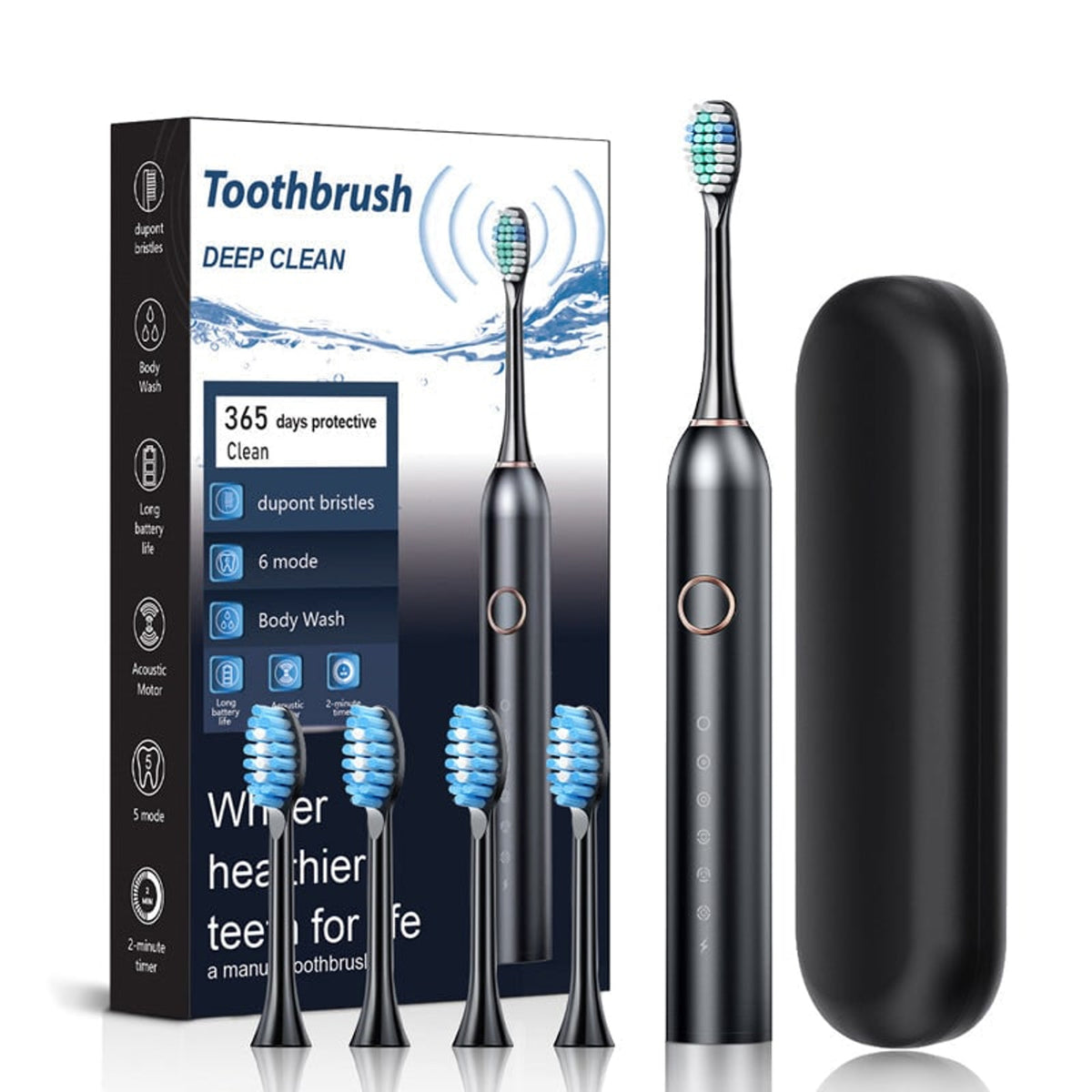 Electric Sonic Toothbrush With 6 Modes IPX7 Waterproof And Long Battery Life - Image 16
