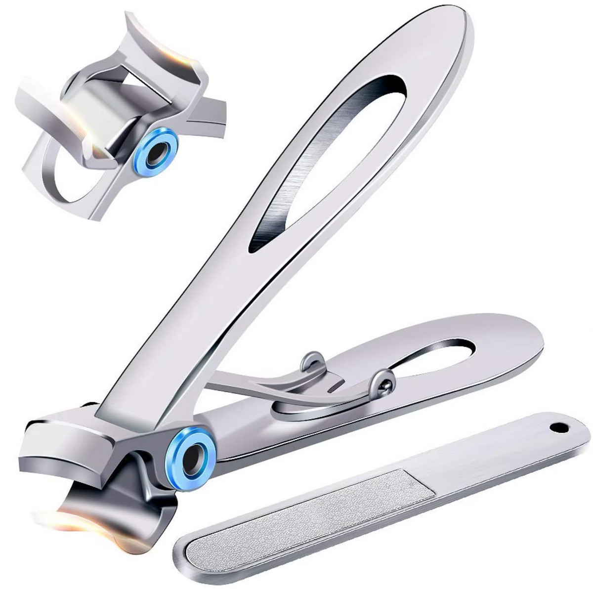 Extra Large Stainless Steel Thick Tough Toenails Nail Clippers - Image 6