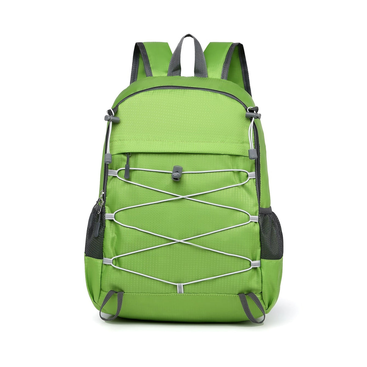 Foldable Backpack with Adjustable Compact Travel and Cord-Crossing Front - Image 7