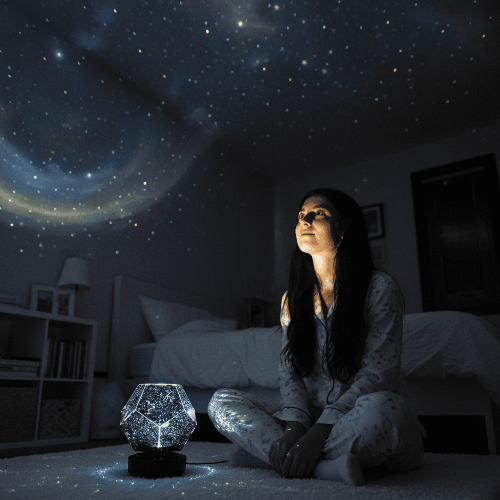 Galaxy Projector Starry Sky Night Light With Remote Control - Image 6