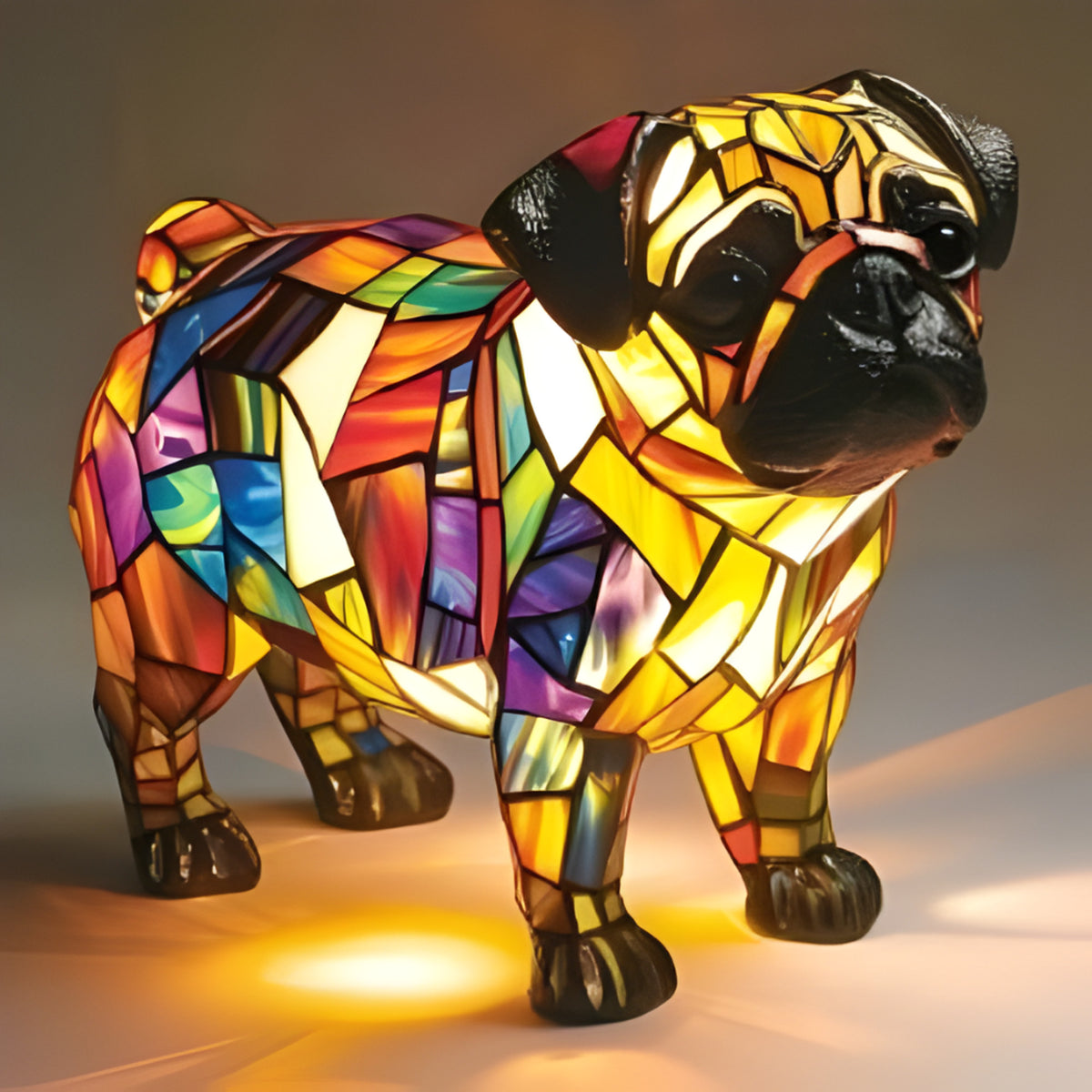 Glass Art Tiffany Table Lamp - Image 16