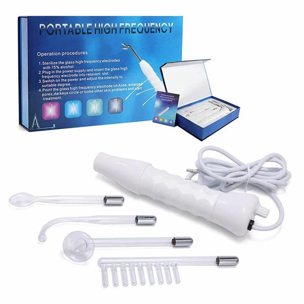 High Frequency Facial Wand For Skin Tightening And Rejuvenation - Image 7