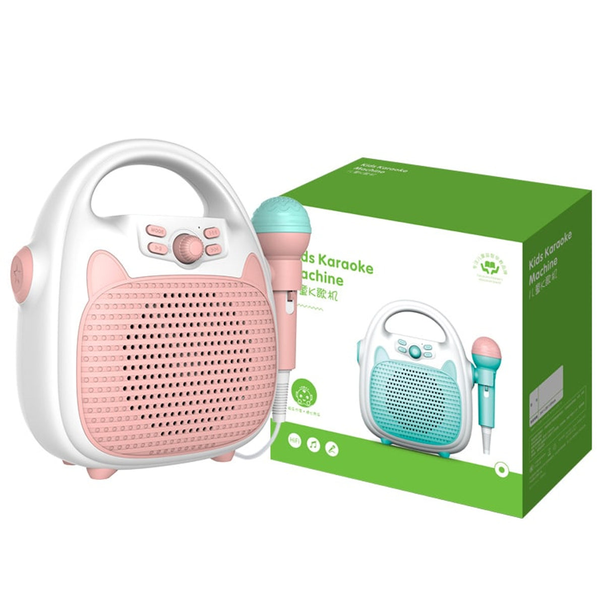 Kids Karaoke Machine With Bluetooth Disco Lights And Rechargeable Battery - Image 7