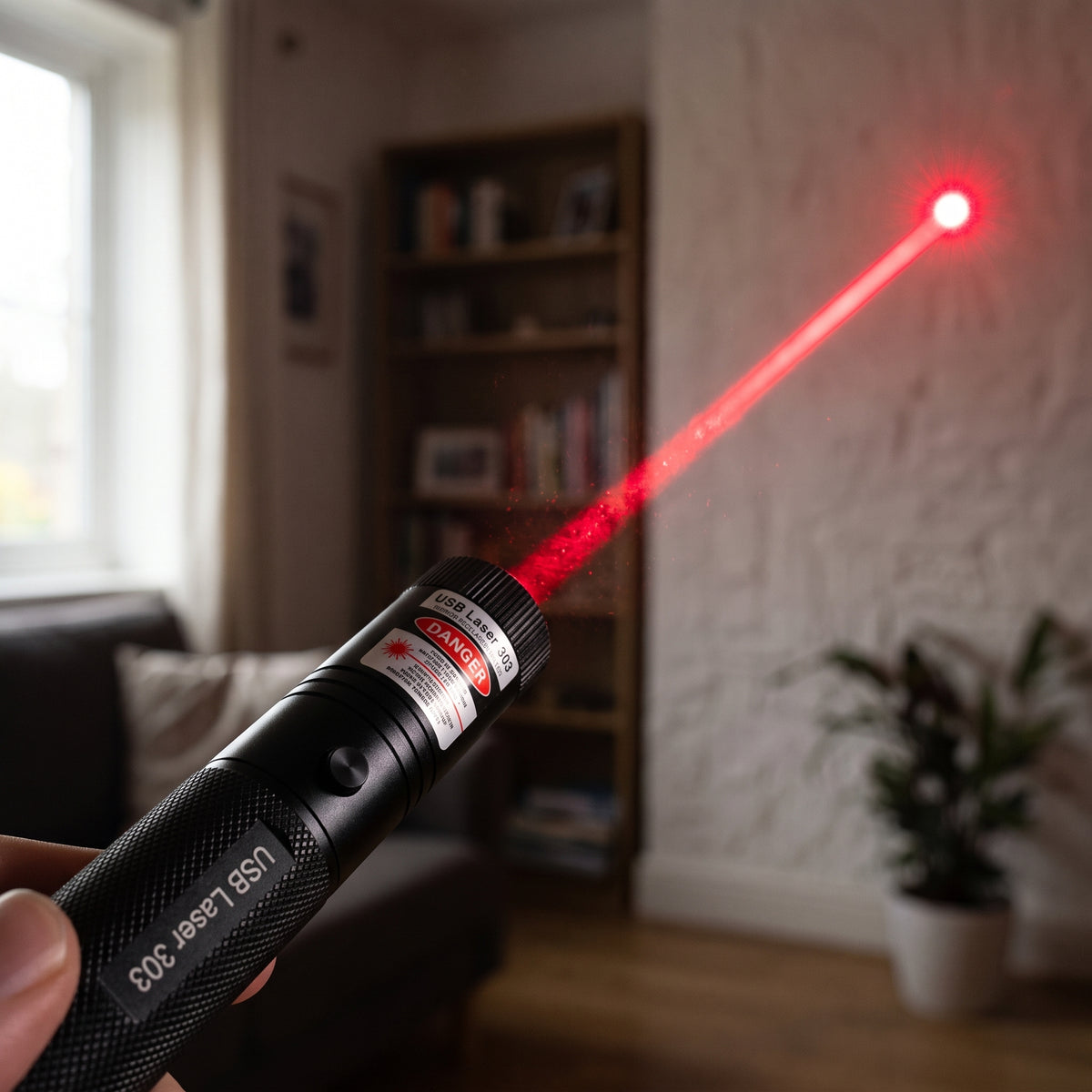 Zelara-Power Rechargeable Laser Pointer 303 With Safety Lock And Adjustable Focus - Image 11