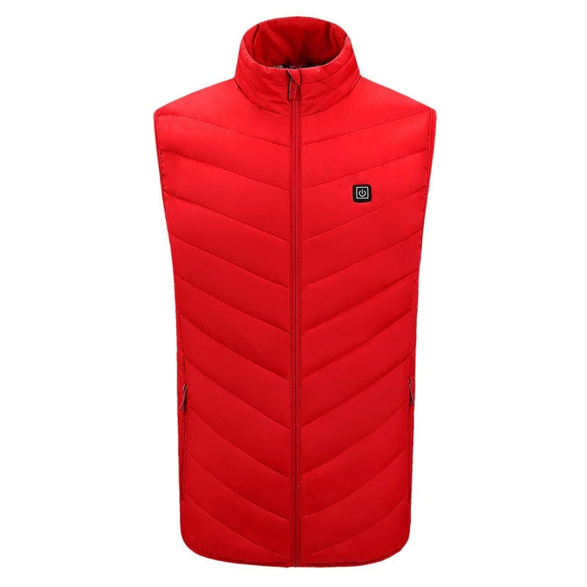 Men's Heated Vest For Men With USB Charging Stand Collar And Built-In Heating Zones - Image 7