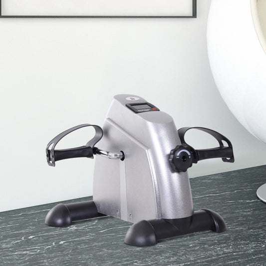 Mini Exercise Bike With LCD Display Portable Under Desk Pedal Exerciser For Leg And Arm Training - Image 2