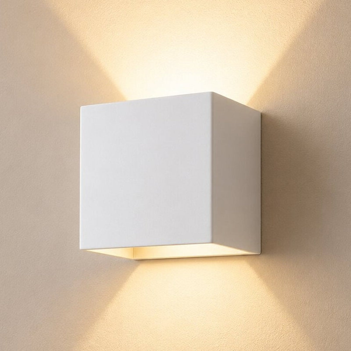 Modern Cuboid Outdoor Wall Light With Sensor - Image 2