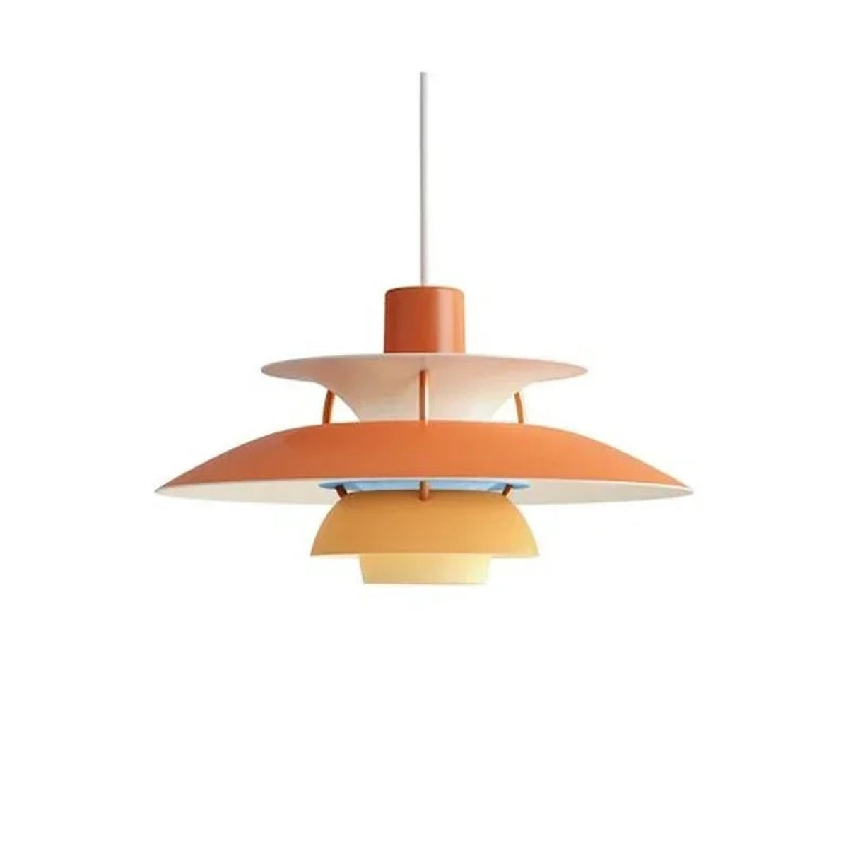 Modern Metal Pendant Light With Layered Disc Design - Image 14