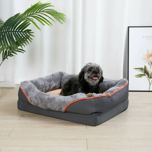 Orthopedic Dog Bed With Non-Slip Bottom And Washable Cover - Image 3