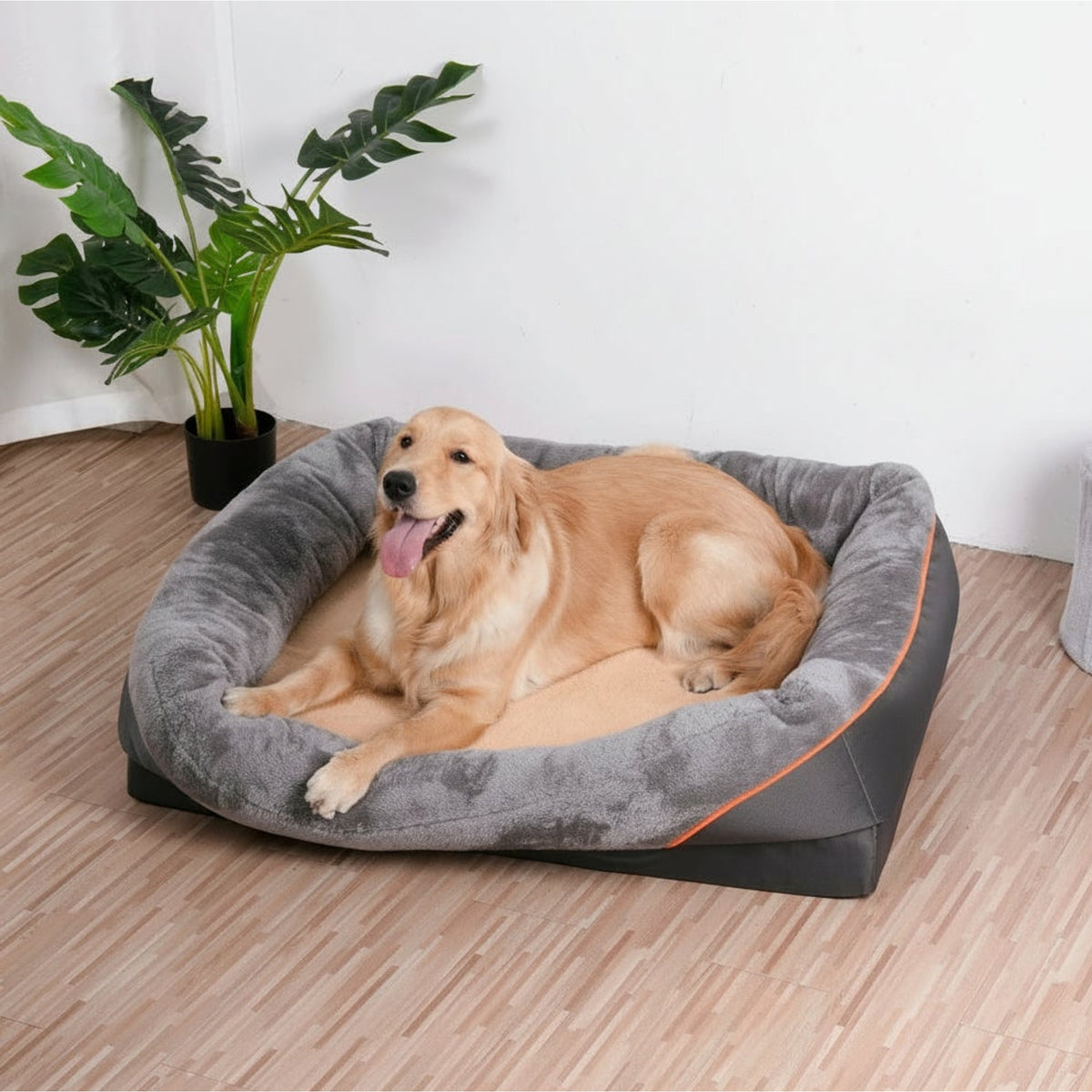 Orthopedic Dog Bed With Non-Slip Bottom And Washable Cover - Image 8
