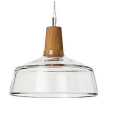 Pendant Light Fixture Modern Wooden Glass Kitchen Island Lighting - Image 5