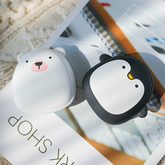 Penguin Polar Bear Electric Hand Warmer With USB Rechargeable Double-Side Heating - Image 2