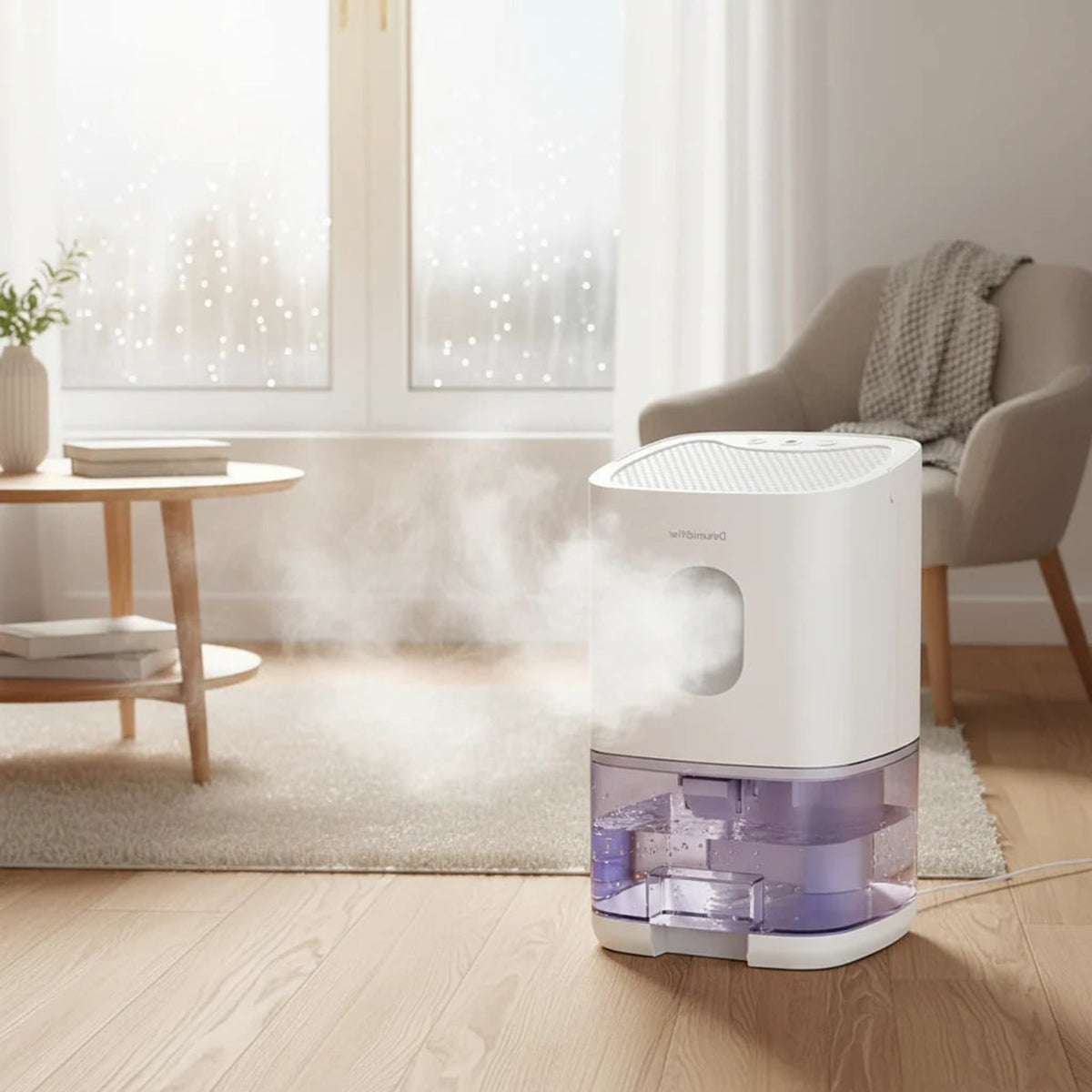 Quiet Portable Dehumidifier For Compact Indoor Spaces With Low-Noise Moisture Control - Image 4