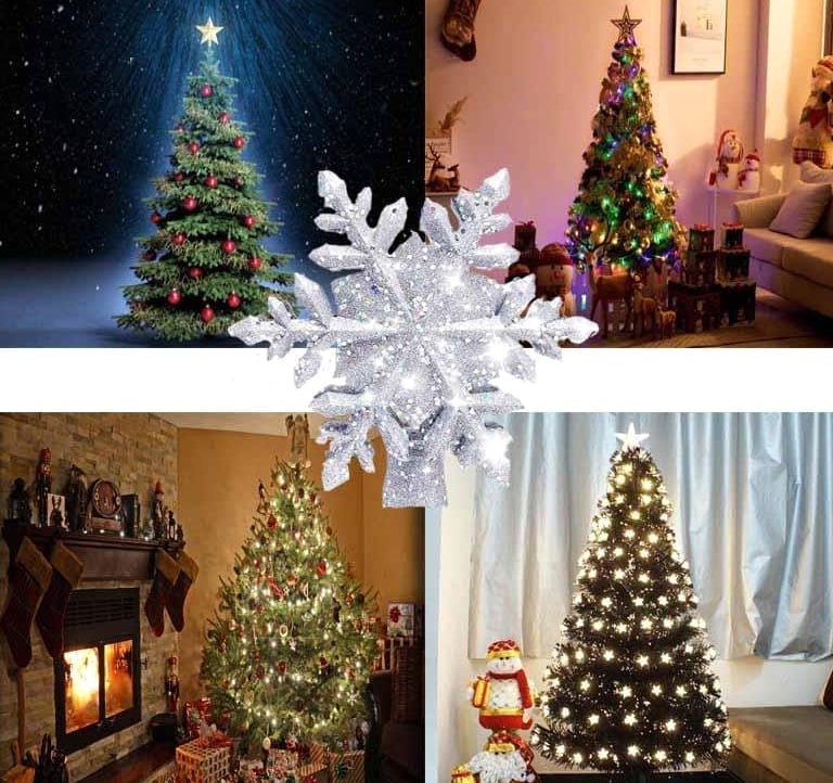 Rotating LED Projection Christmas Tree Topper With Universal Fit - Image 8