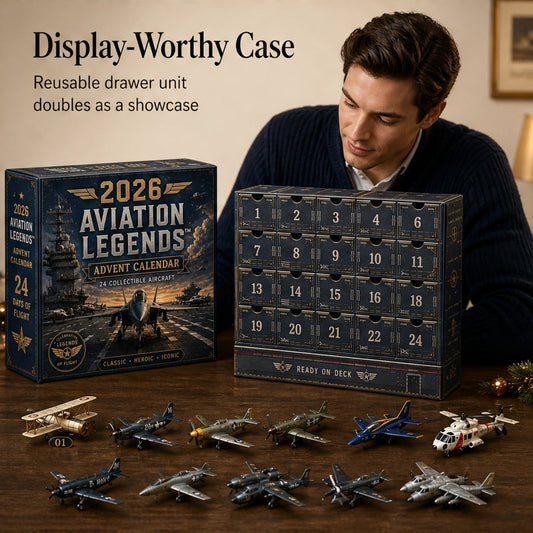 Skywick Christmas Advent Calendar With Collectible Aircraft 24 Days Of Aviation Legends - Image 1
