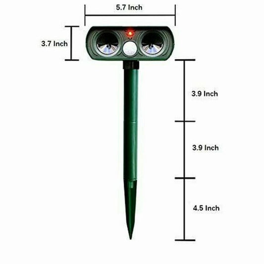 Solar Powered Ultrasonic Animal Pest Repeller With Motion Sensor - Image 7