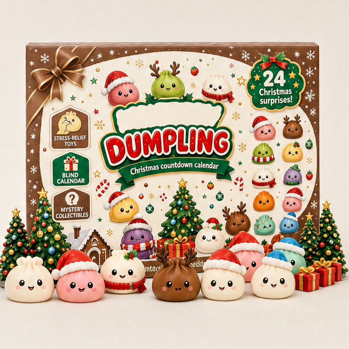 Squishlings 24-Day Squishy Christmas Countdown Calendar With Surprise Characters - Image 8