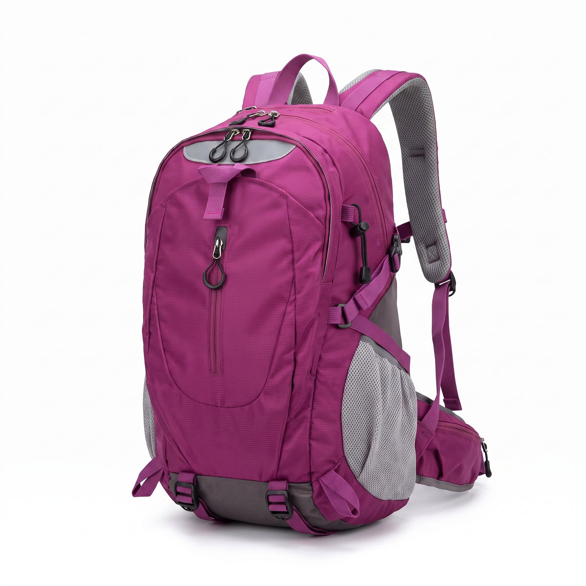 Waterproof Backpack with Secure Daypack and Zipper Closure - Black