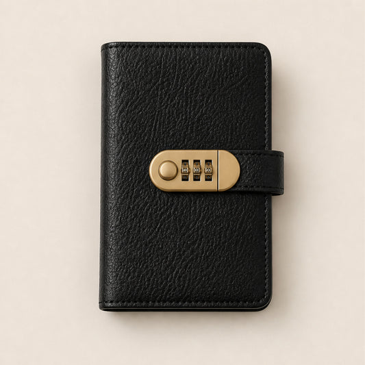 Vaultara Combination Lock Savings Notebook With Secure Cash Pocket - Image 9