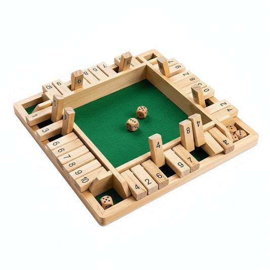 Wooden Math Board Game For Family Fun And Learning - Image 1