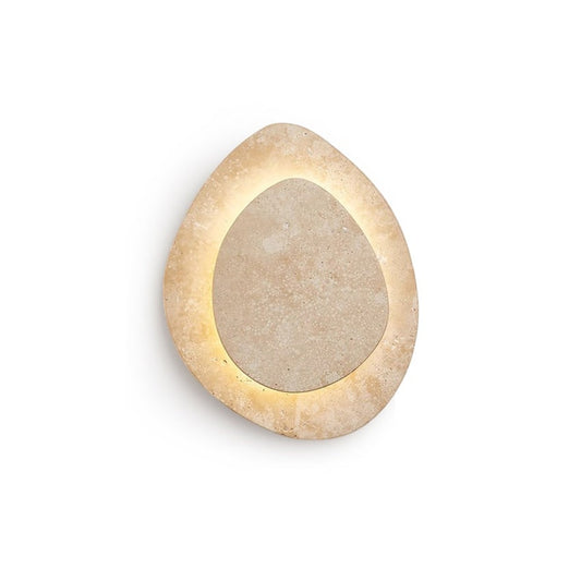 Yrvuvyn Natural Travertine Wall Lamp - Image 1
