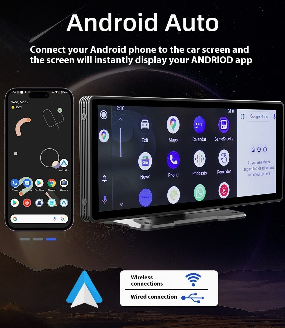 10.26 Inch Wireless Car MP5 Player With Reversing Support - Image 6