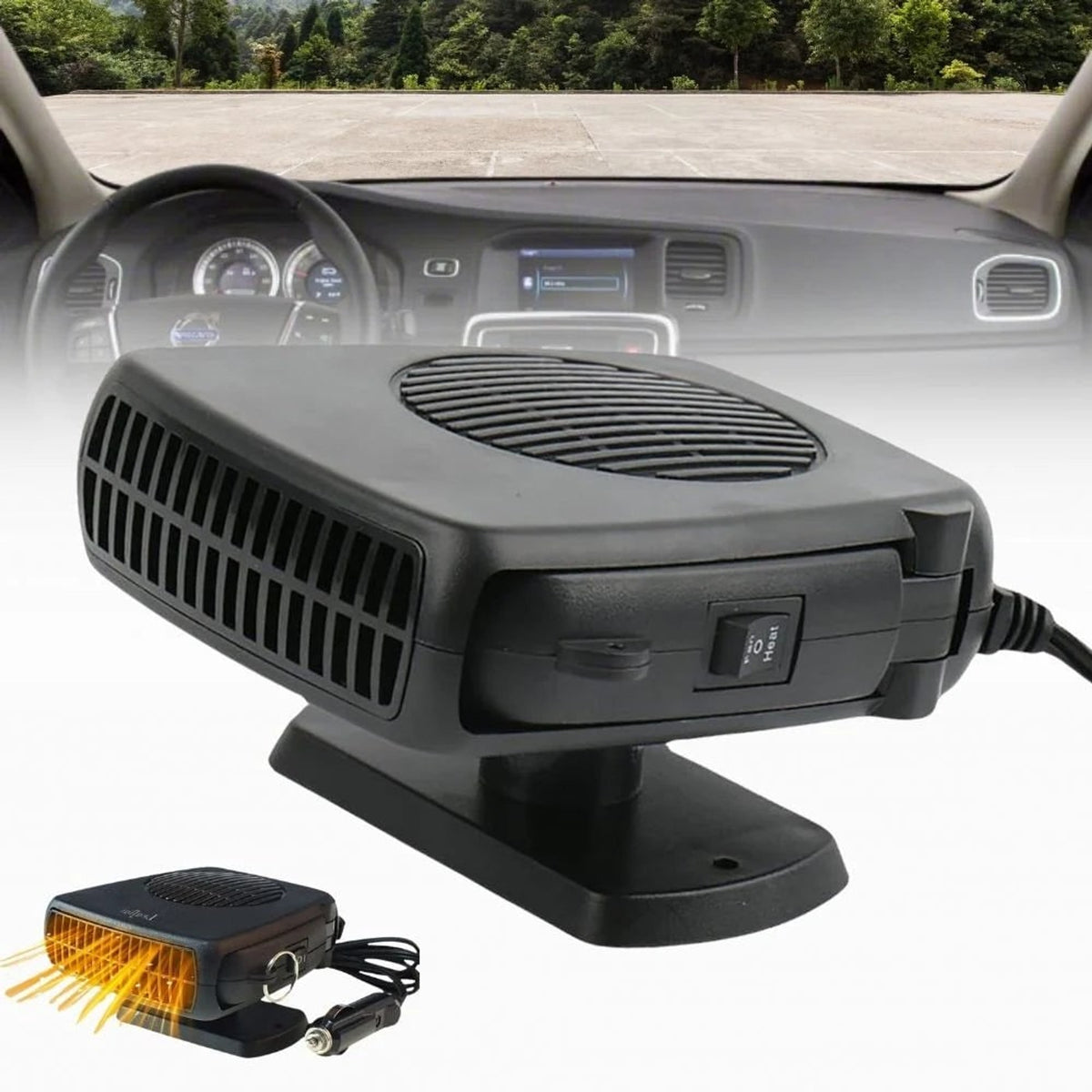 12V Keramik Einstellbares Thermostat Car Heater - Image 1