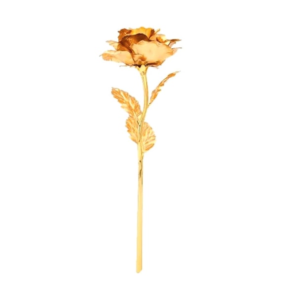 24K Gold Dipped Real Christmas Gold Rose With Gift Box - Image 5