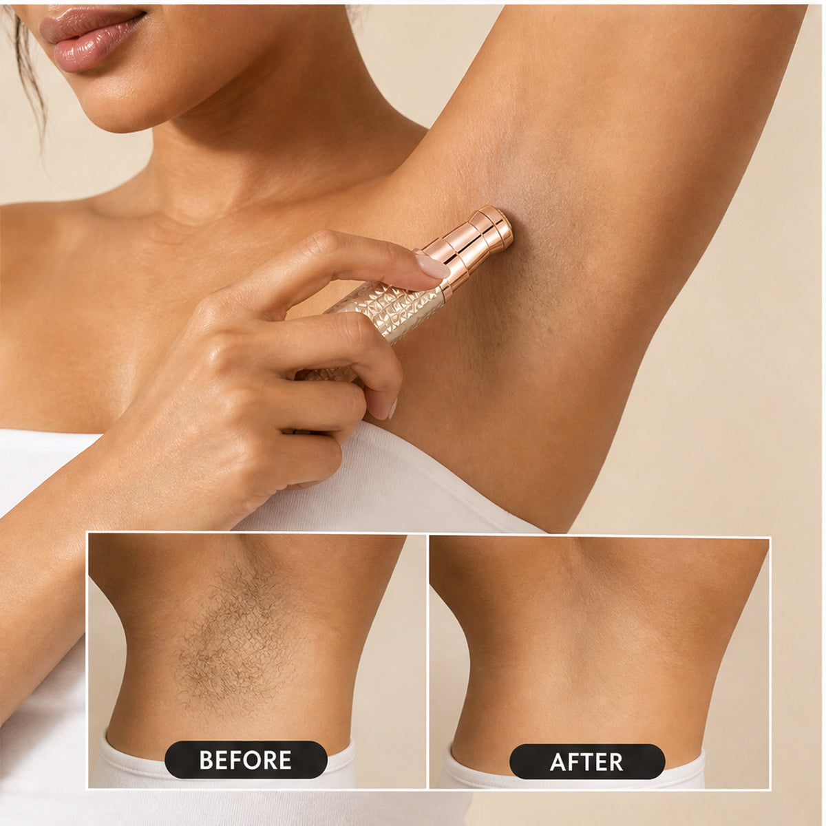 3-in-1 Painless Precision Trimmer For Brows Face And Body - Image 4