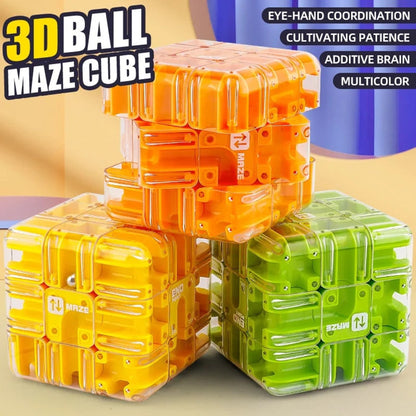3D Ball Cube Maze Fidget Toy For Focus And Dexterity Training - Image 3