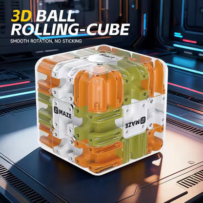 3D Ball Cube Maze Fidget Toy For Focus And Dexterity Training - Image 2