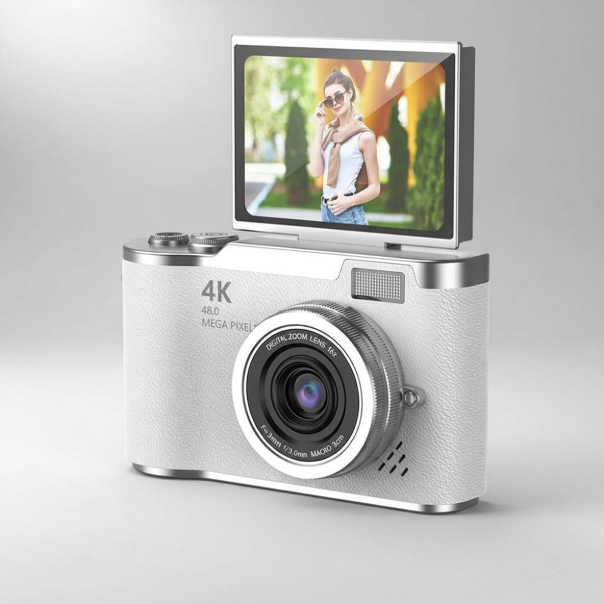 4K Digital Camera With 8x Zoom And 2.4-Inch Flip Screen - Image 4