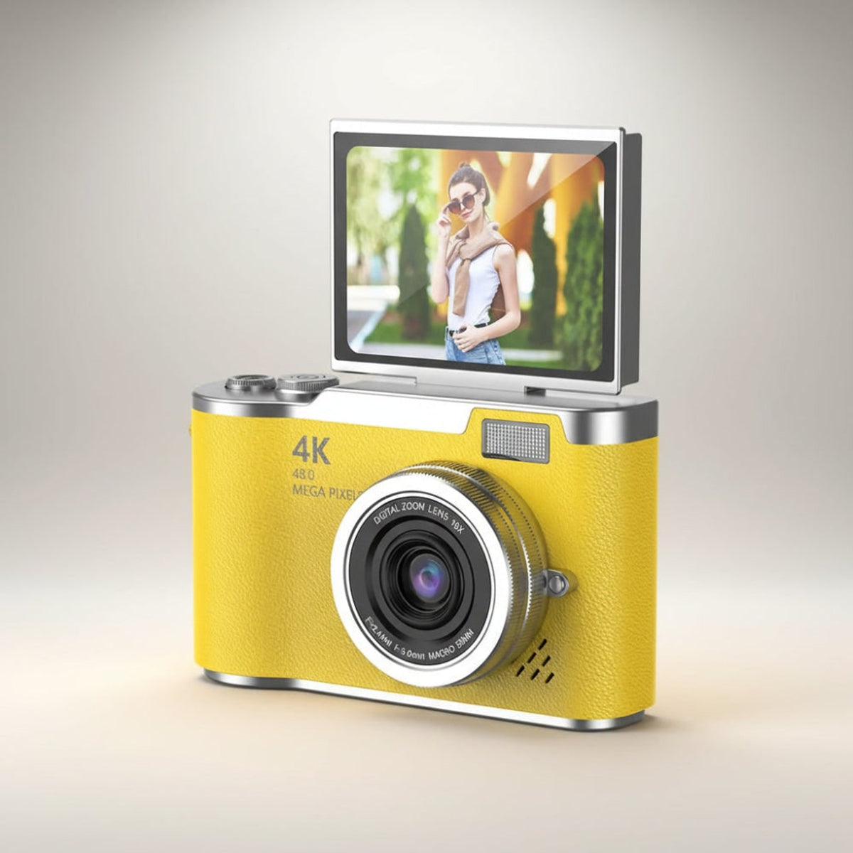 4K Digital Camera With 8x Zoom And 2.4-Inch Flip Screen - Image 6