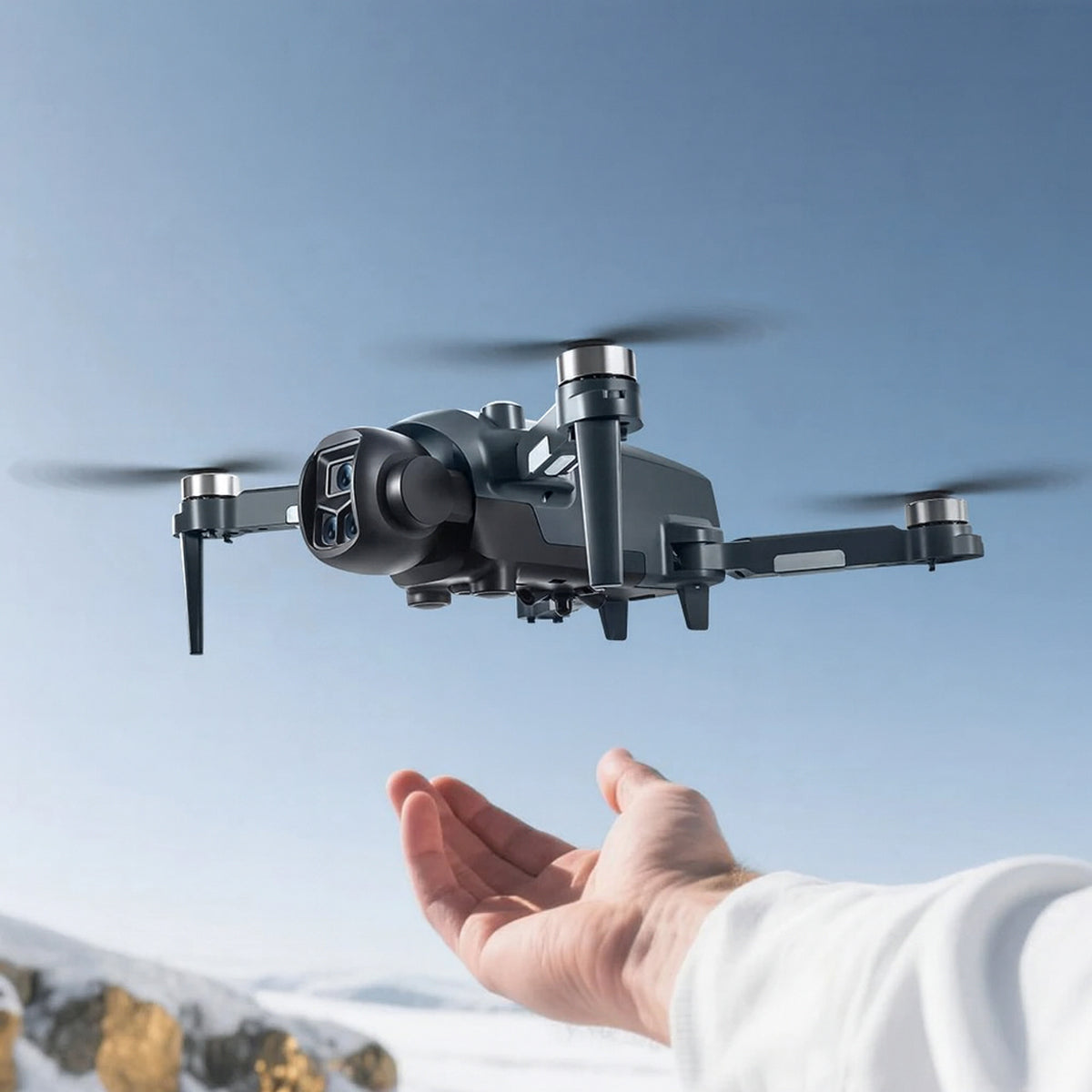 4K Dual Camera Folding Drone With Brushless Motor And Fpv - Image 1