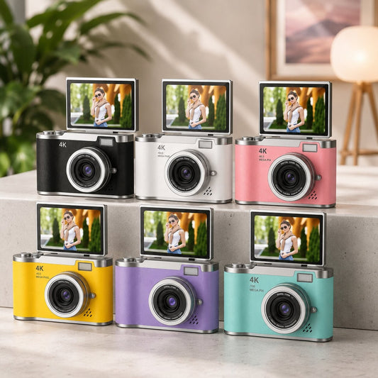 4K Vlog Camera With Flip Screen - Image 1
