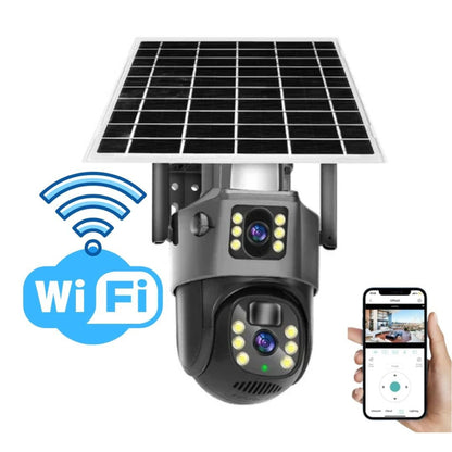 4K Wireless Security Camera With Dual Lens And Solar Panel - Image 3