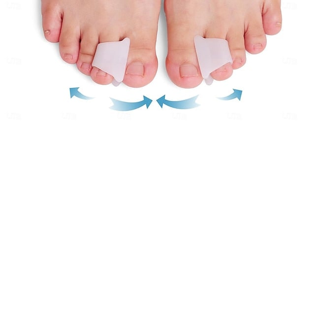 6 Pack Gel Toe Spacers With Toe Loop Design For All-Day Comfort - Image 4