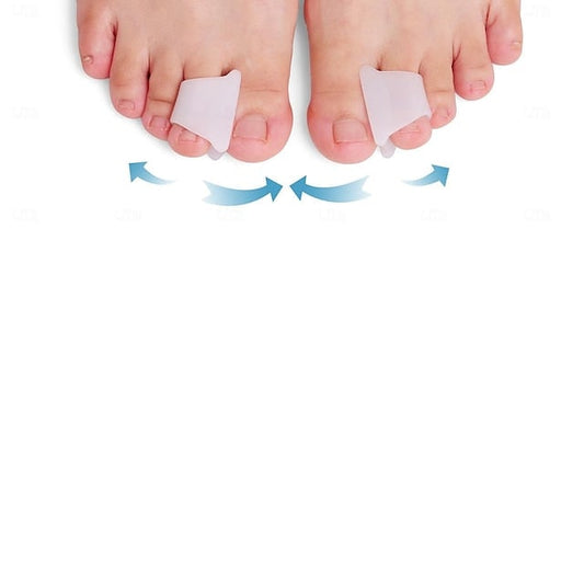 6 Pack Gel Toe Spacers With Toe Loop Design For All-Day Comfort - Image 4
