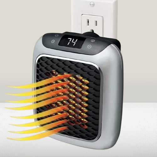 800W Electric Portable Mini Heater With Remote And 12-Hour Timer - Image 1