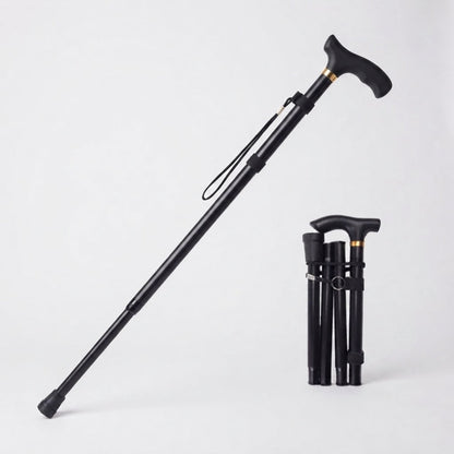 Adjustable Folding Walking Cane In Lightweight Aluminium For Hiking And Travel - Image 14
