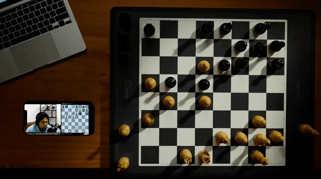 Advanced Robotic Chessboard With Wooden Chess Pieces For Solo Practice And Online Play - Image 8