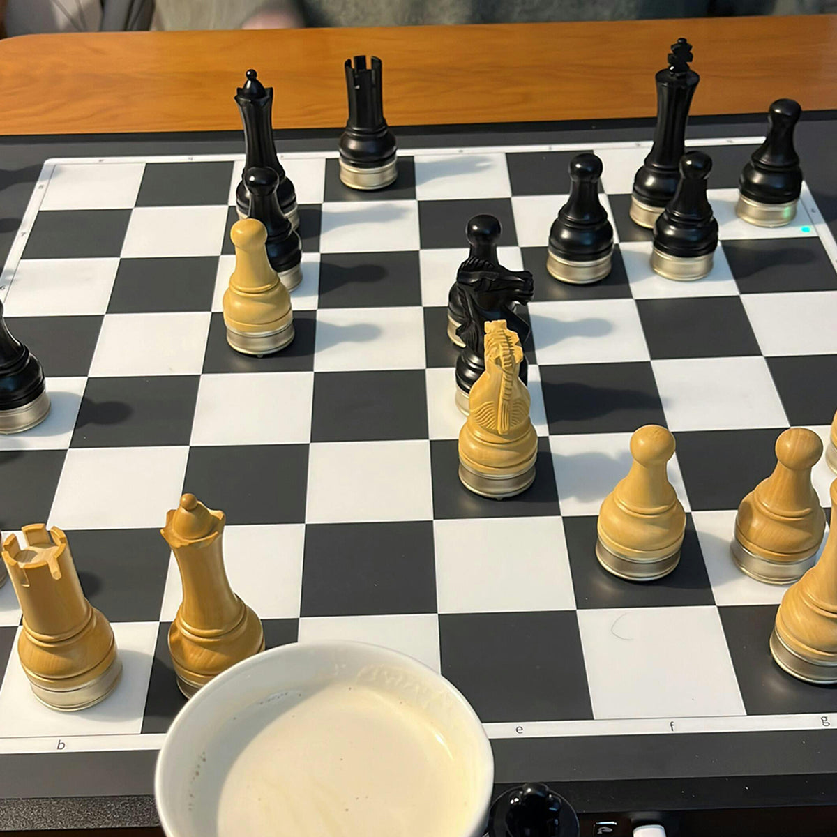 Advanced Robotic Chessboard With Wooden Chess Pieces For Solo Practice And Online Play - Image 4