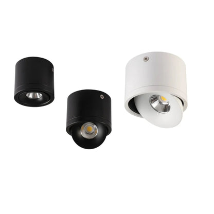 Aluminum Cylindrical Ceiling Light With Swivel Head - Image 5