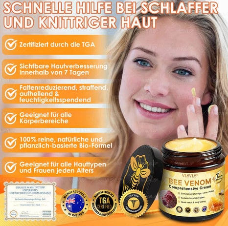 Anti Aging Cream With Bee Peptide Complex For Skin Firming And Renewal - Image 9