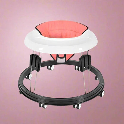 Anti Rollover Baby Walker With Silent Rubber Wheels And Adjustable Height - Image 6